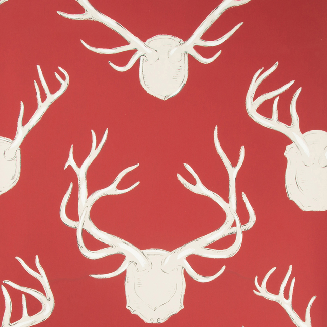 antlers paper - red