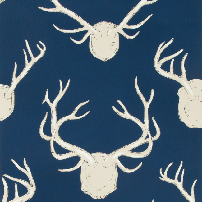 antlers paper - navy