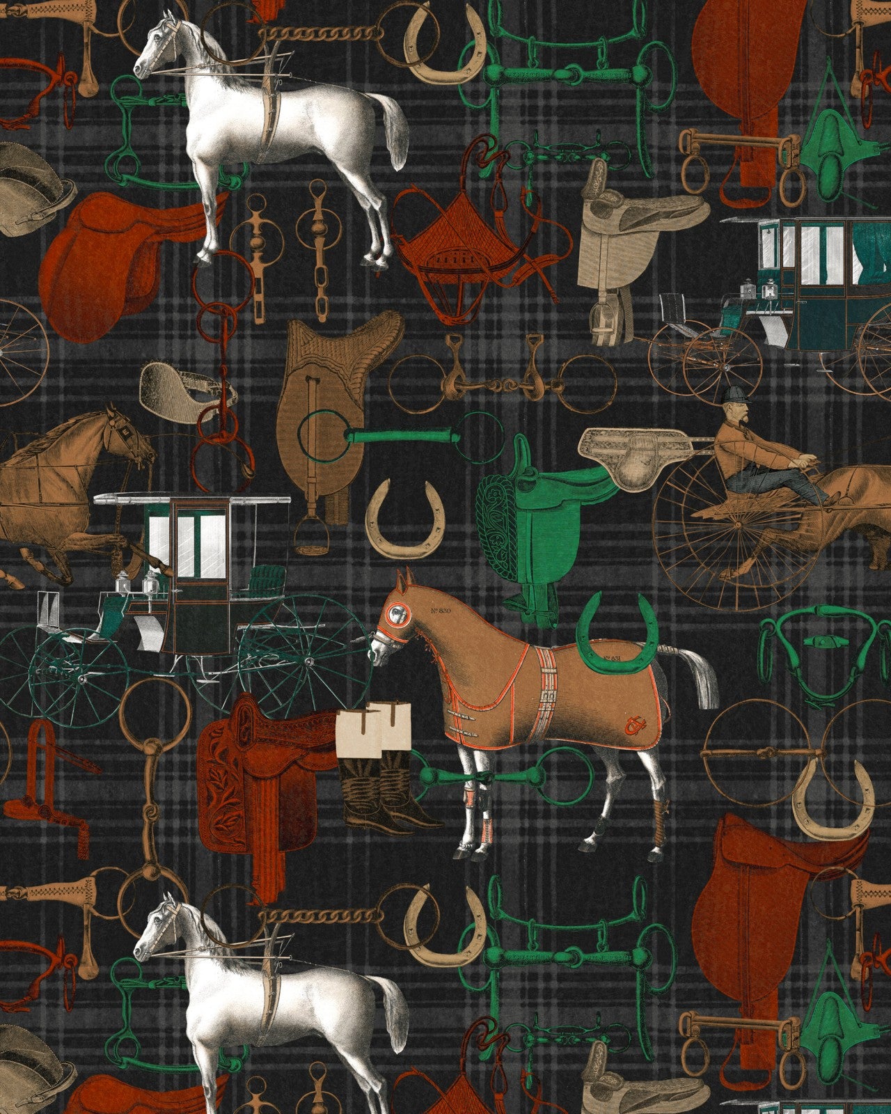 the jockey faded wallpaper