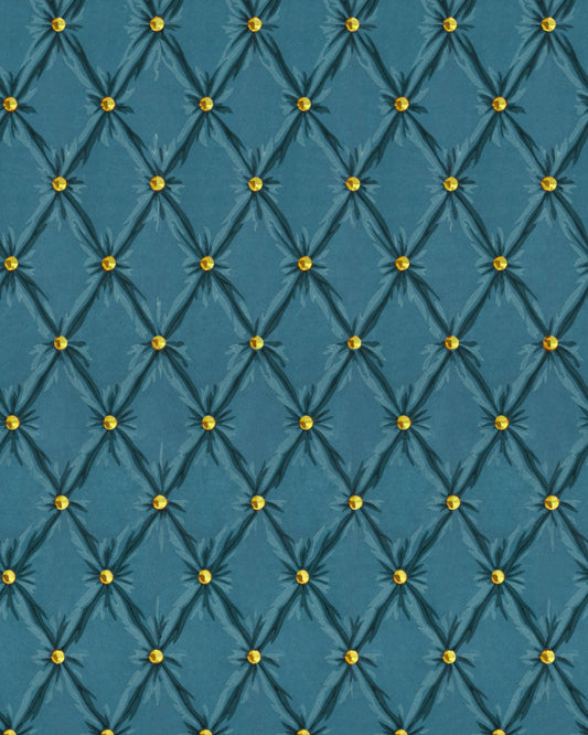 TUFTED PANEL Blue Moon Wallpaper