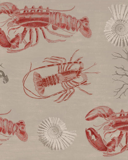 Mind The Gap - LOBSTER Taupe Premium Wallpaper - WP20013