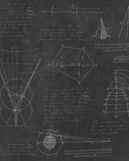 NEWTON GEOMETRY Premium Wallpaper