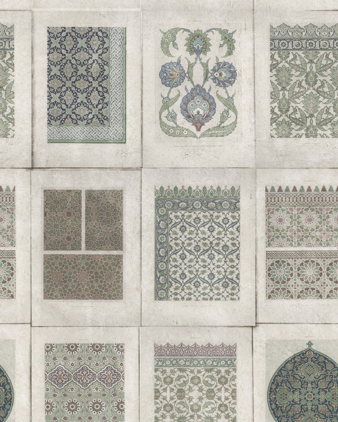 arabesque neutral premium wallpaper