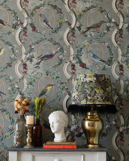 COUNTESSE'S AVIARIUM Neutral Wallpaper