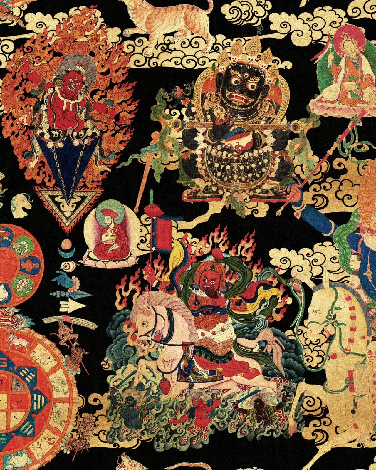 tibetan tapestry metallic edition wallpaper